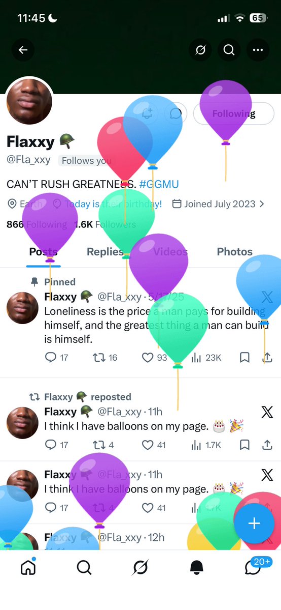 Happy birthday my dear <a href="/Fla_xxy/">Flaxxy 🪖</a>