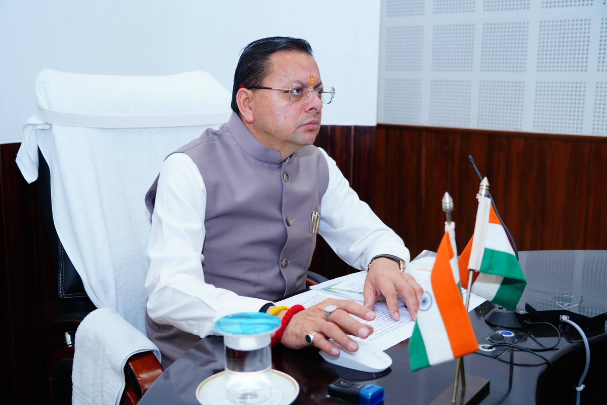 Pushkar Singh Dhami tweet media