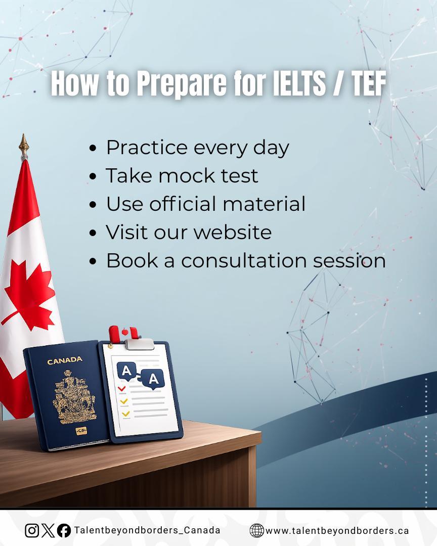 TalentBB_Canada's tweet photo. 🇨🇦 IELTS or TEF… which one gives you the advantage?
Your language score can boost your PR chances, CRS points, and eligibility.
💡 Higher score = better opportunities
💡 Bilingual = stronger profile
Visit our website today
#TalentBeyondBordersCa #IELTs #tef2026 #Shalli https://t.co/R1furKrbnZ