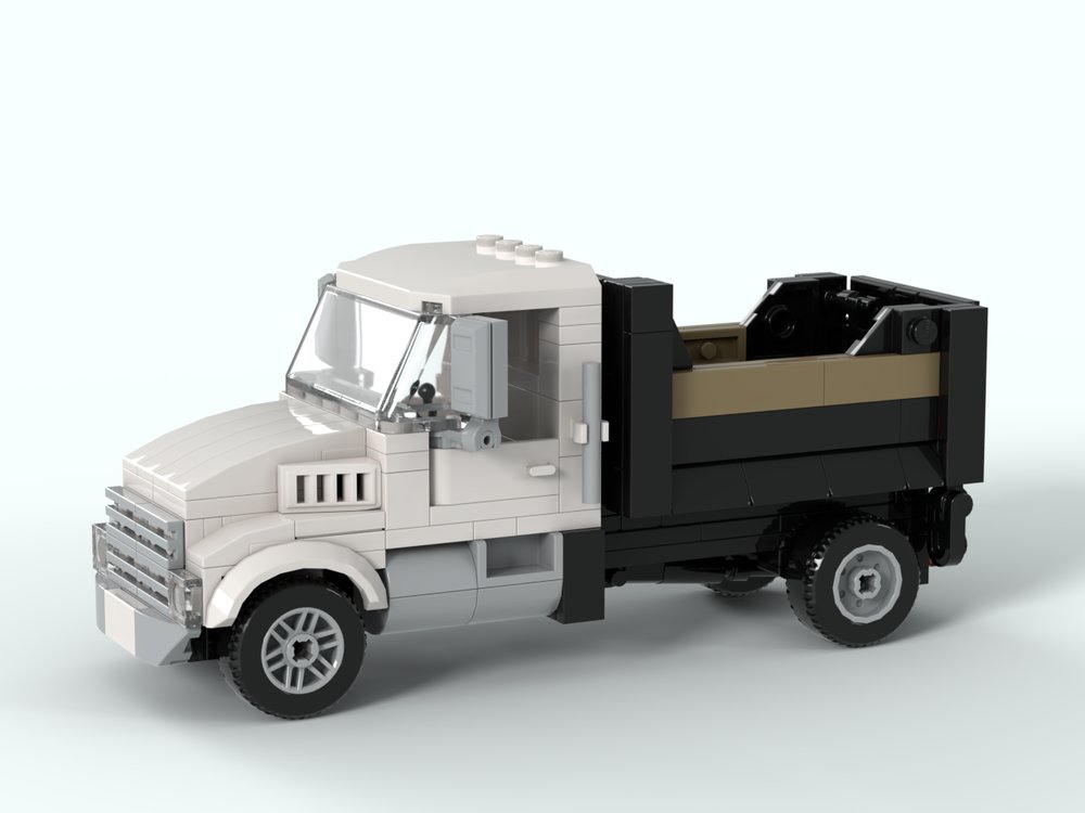 Rebrickable's tweet image. Single Axle Dump Truck (City Scale) by Northwoods reb.li/m/258425?spot=… #lego #rebrickable #legomoc