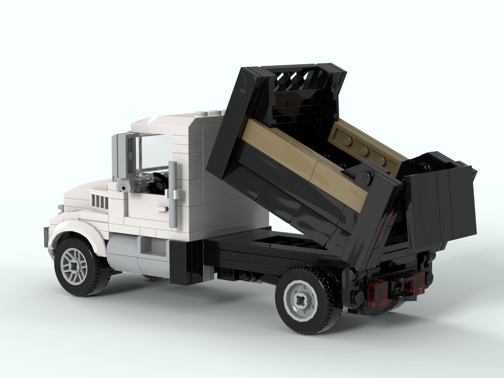Rebrickable's tweet image. Single Axle Dump Truck (City Scale) by Northwoods reb.li/m/258425?spot=… #lego #rebrickable #legomoc