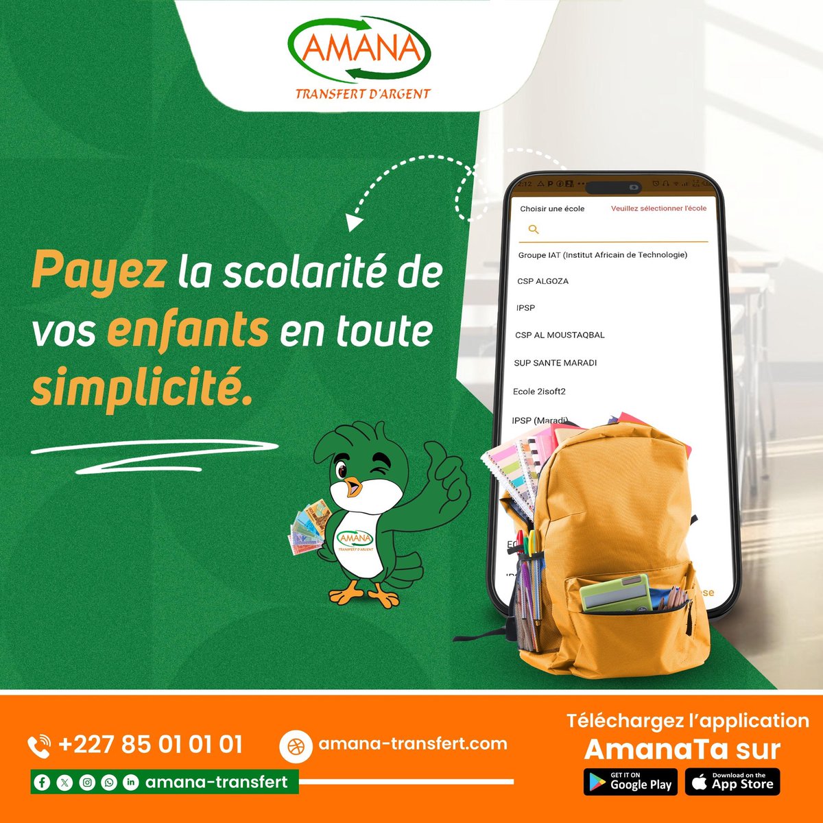 AMANA Transfert d'Argent tweet media