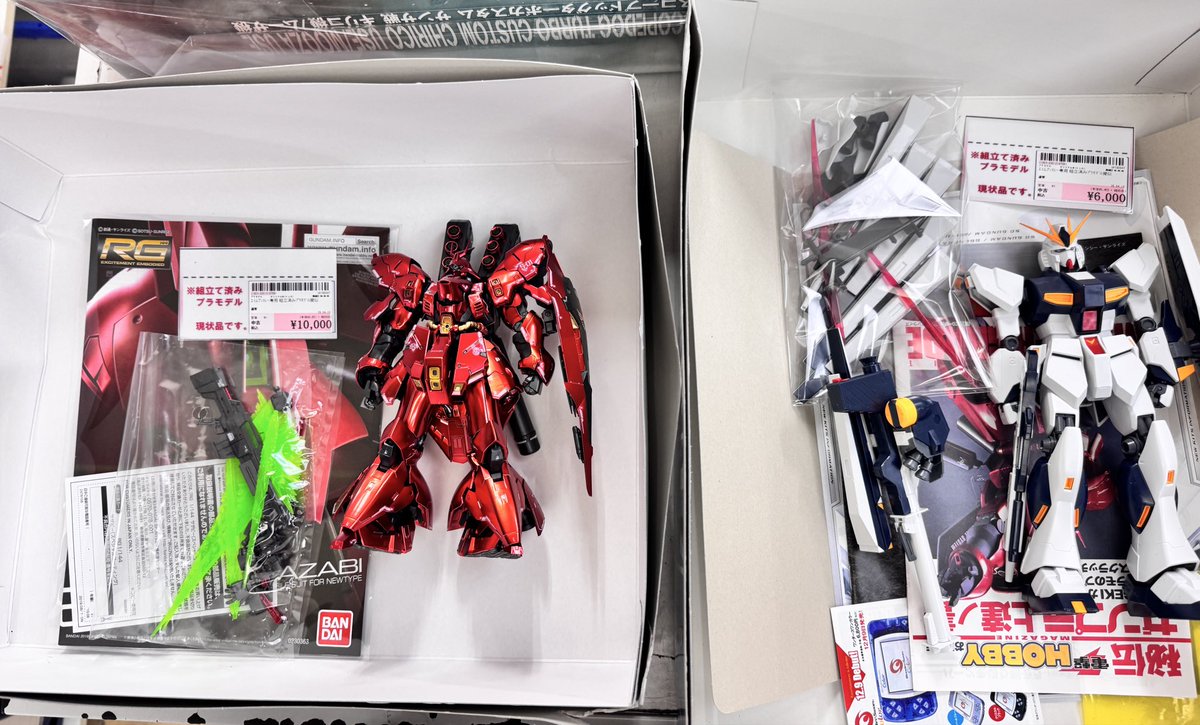 組立済プラモデル】 ガンプラやジャンク品追加しました！