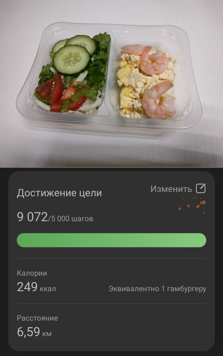 lin_l0's tweet photo. ~08.04~
за день было 476кк, утром поела онигири, а в обед цезарь с курицей 
~09.04~
за день 538кк
завтрак овсяный блинчик с курицей, а на обед скрэмбл с креветками и овощным салатом 

сил не было, поэтому эти два дня не занималась, дала себе отдохнуть 
#рпп https://t.co/c7FJ0M6zVJ