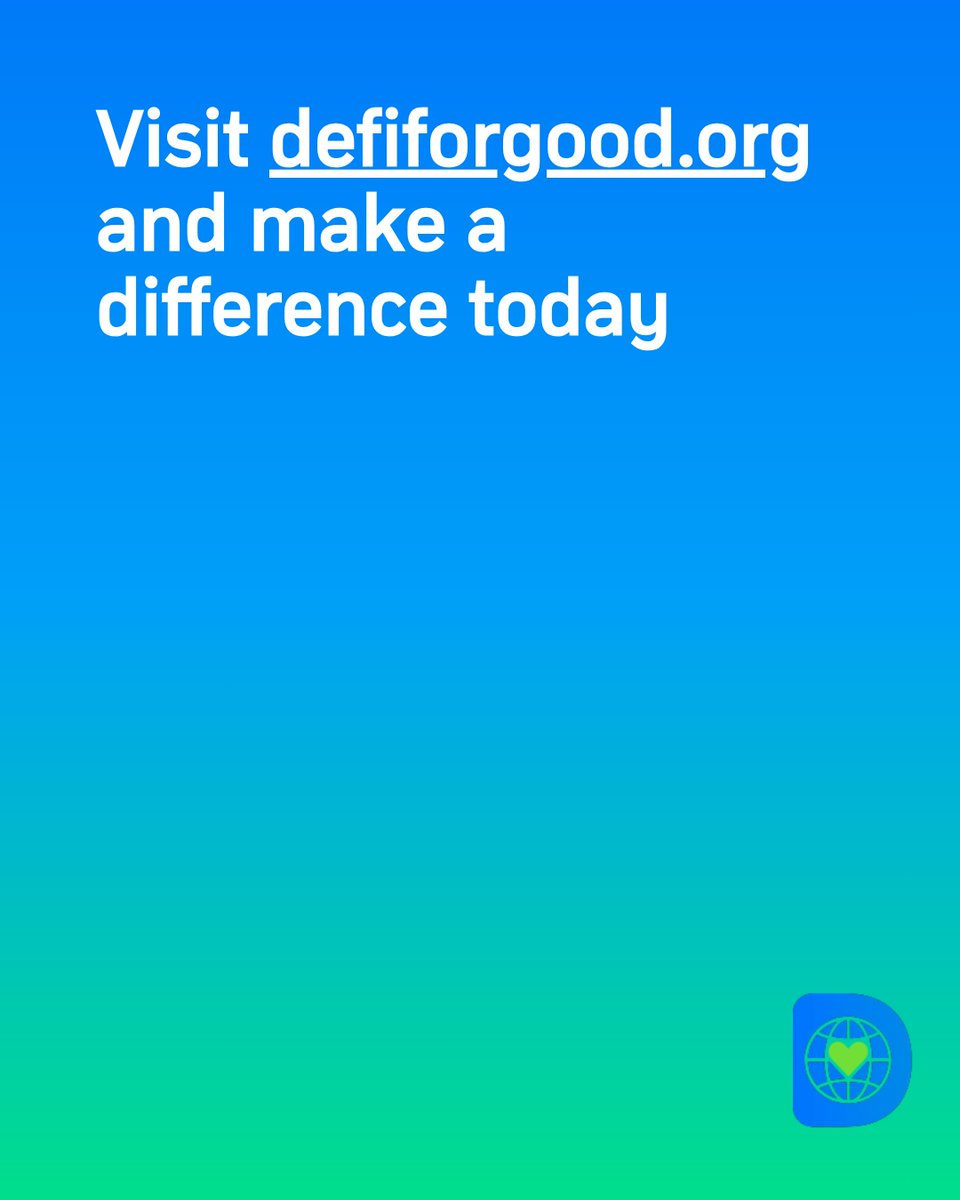 DeFi for Good Foundation tweet media