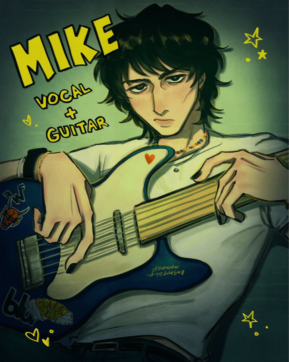 Tomatofish4567's tweet image. Mike wheeler the type of person to start a band because of a guy he likes
(1/6) 

#mikewheeler #byler if you squint