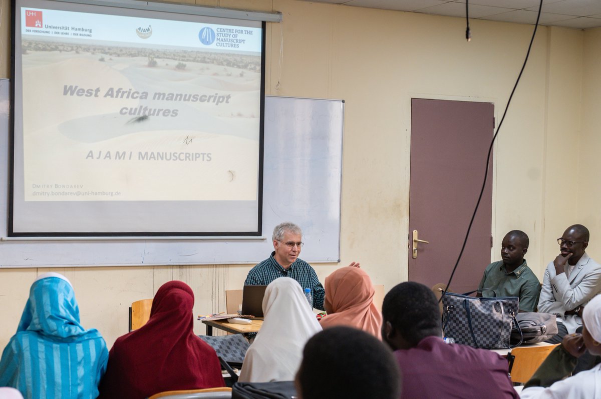 CSMC_Hamburg's tweet photo. Interest in #Ajami in West Africa is growing. During a recent field trip to #Senegal, Dmitry Bondarev and his Ajami Lab team initiated new collaborative projects with the Institut Fondamental d’Afrique Noire and Université Cheikh Anta Diop:
https://t.co/kr6F6Y9qzf https://t.co/8SrmwSHCXC