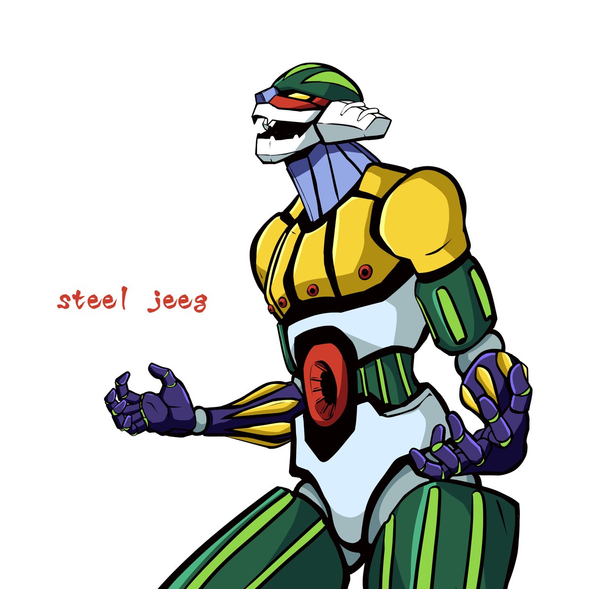 鋼鉄ジーグトレンド入りしてるので再掲
初号機初めて見たときジーグっぽいなぁと思ってたのを絵にしてみた奴です
ジーグってピエロがデザイン元だと思うけどそう見えないぐらいカッコいいのすごいな 