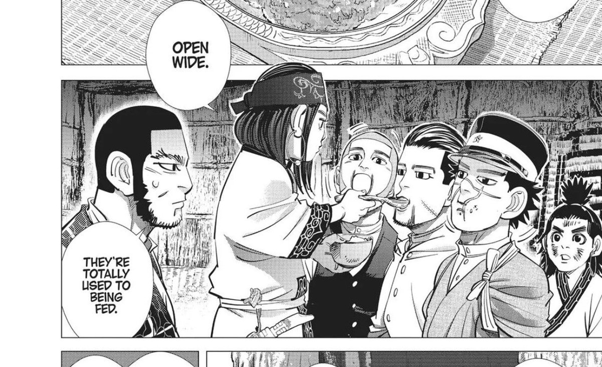 daily golden kamuy panel | MAJOR SPOILERS FOR GK tweet media