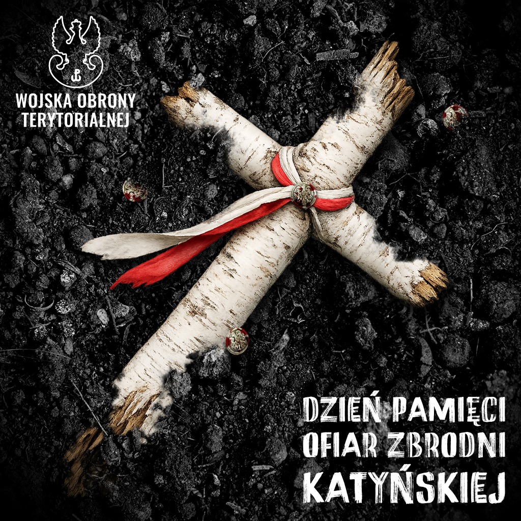 terytorialsi's tweet image. 13 kwietnia – Dzień Pamięci Ofiar Zbrodni Katyńskiej 🇵🇱🕯️

Oddajemy hołd ofiarom Zbrodni Katyńskiej – blisko 22 tysiącom Polaków zamordowanych przez sowieckie NKWD.

Pamiętamy. Nie pozwolimy zapomnieć. 🇵🇱🕯️

#WOT #Katyń #Historia #ZbrodniaKatyńska