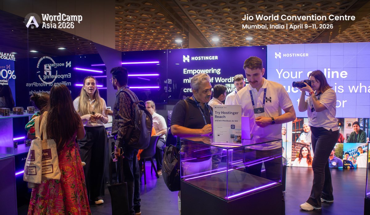 WordCampAsia's tweet image. Lively conversations &amp;amp; collaborations are happening at the Sponsor Hall 🤝

Stop by, ask questions, share ideas, and meet the people behind the WordPress companies you love 💬

#WCAsia #WordPress