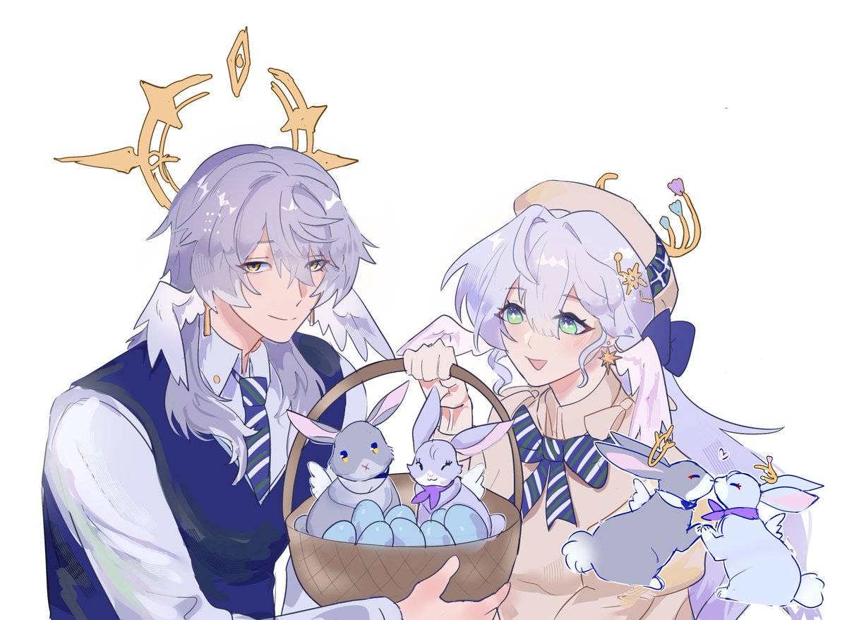 awabirds's tweet photo. Used easter as an excuse to draw Sunrobin bunnies
A bit late but bunnies are for everyday! https://t.co/lVQy2ardNc