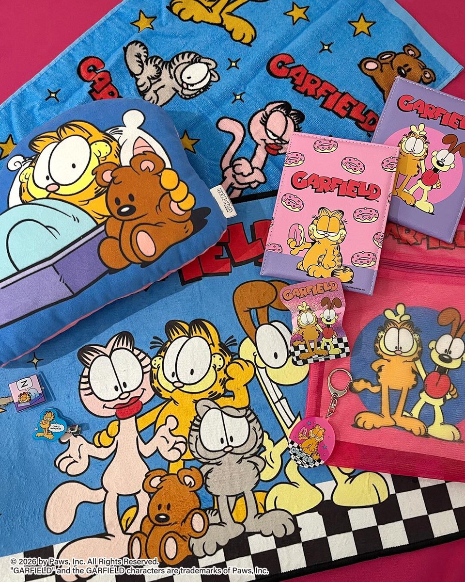 4月17日(金)より販売開始❕⸝⸝ 『#ガーフィールド』@garfield_jp 限定