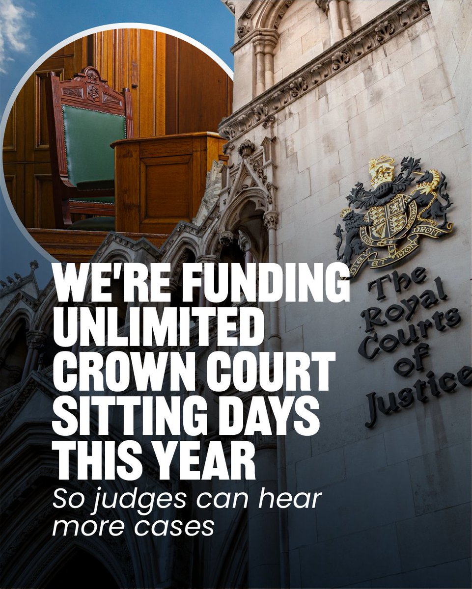 Ministry of Justice tweet media