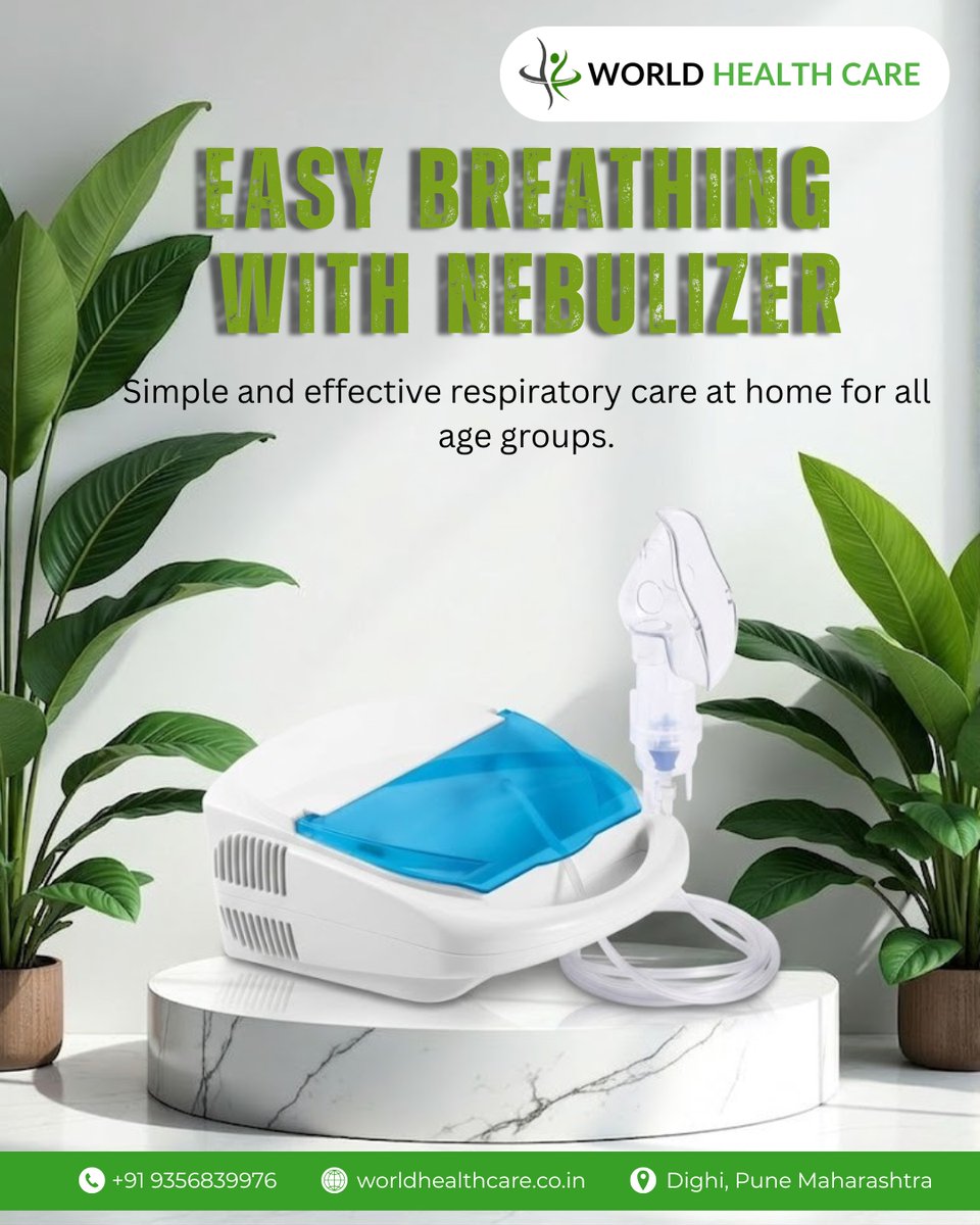 Whcoxygen's tweet image. Nebulizer for Easy BreathingNebulizers make breathing care easier for both children and adults at home.#Nebulizer #BreathingCare