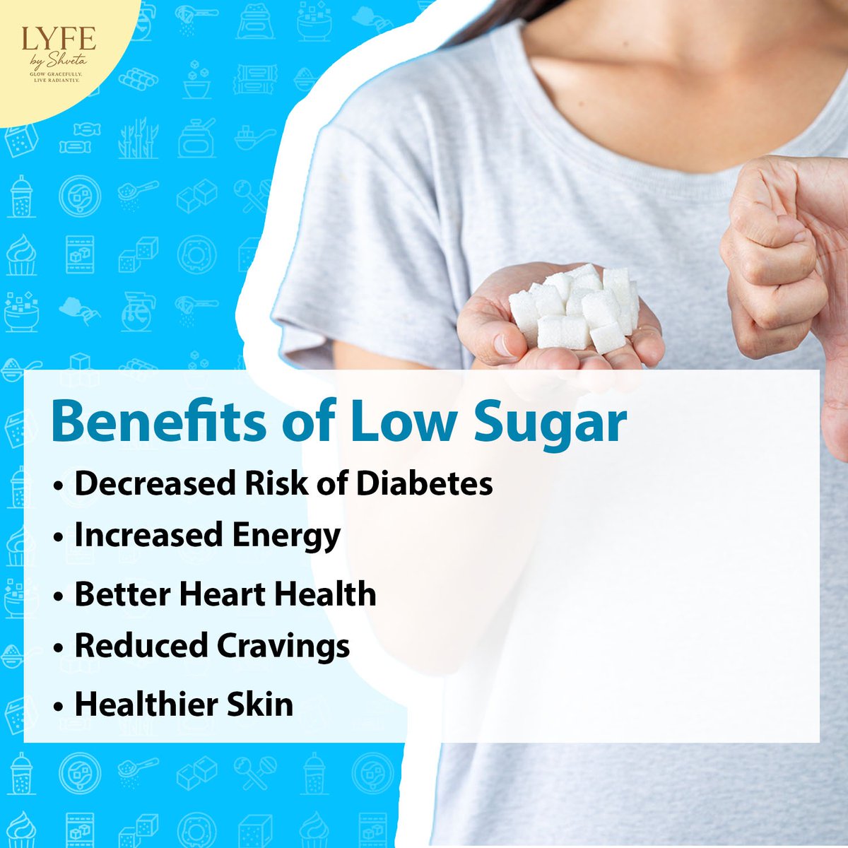 LyfeByShveta's tweet image. This Public Health Week, skip the extremes, fix the basics. ✨

Cut the extra ek chammach cheeni, choose kam tel wala khana, and don’t treat water like it’s optional.

@RujutaDiwekar

#HealthyLifestyle #NutritionMatters #Hydration #DailyHealth