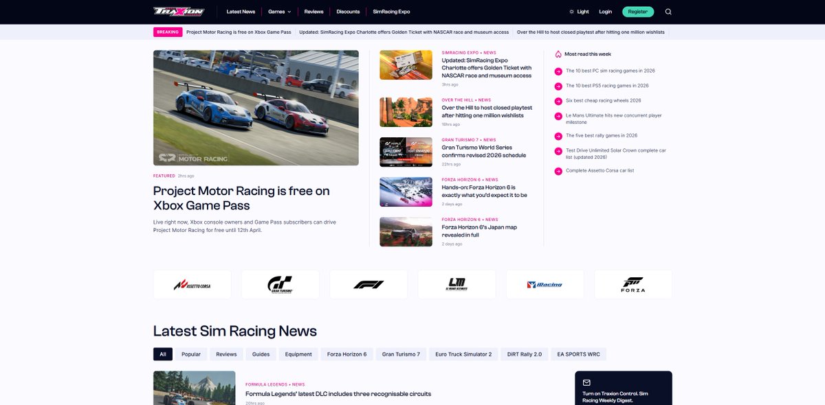 SimRacing Expo tweet media