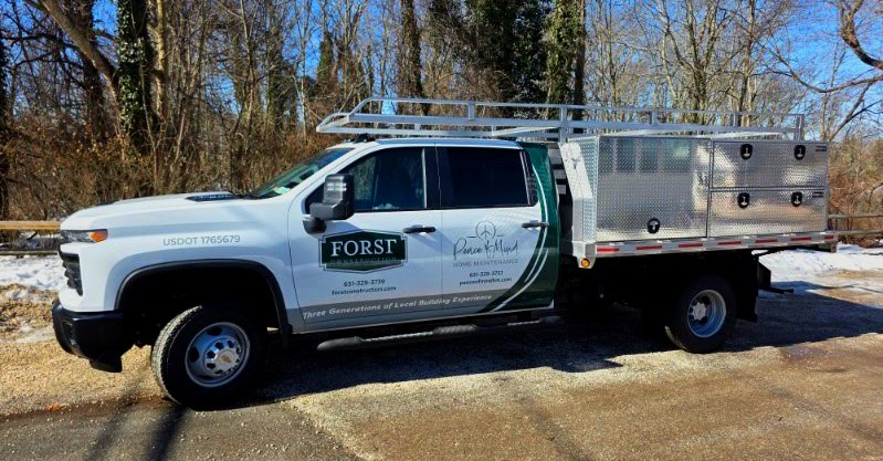 paul_kiesche's tweet photo. We finished a new vehicle wrap design for the team at Forst Construction.

The challenge: a unified look for two businesses, simultaneously.

The goal: clean, mobile branding that shows the value of a builder who maintains what they create.

What do you think? https://t.co/3SpkLWUhvZ