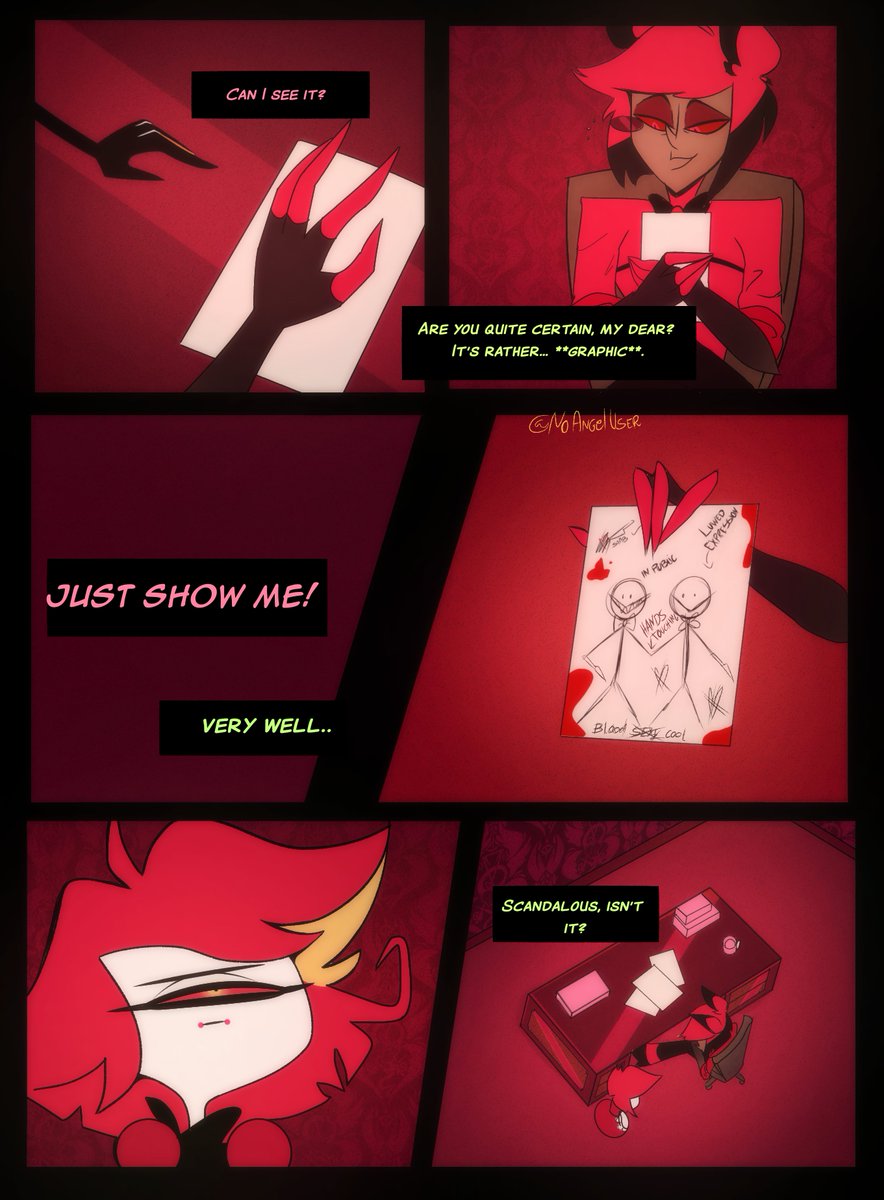 NoangelUser's tweet image. Freaky Friday 🖤🤍💜

Since I use drawing to explore this side of my asexuality, I decided to have Al doing the same.. although he's not very good with expressions

*Bonus below

#AceAlastorWeek2026 #A2V