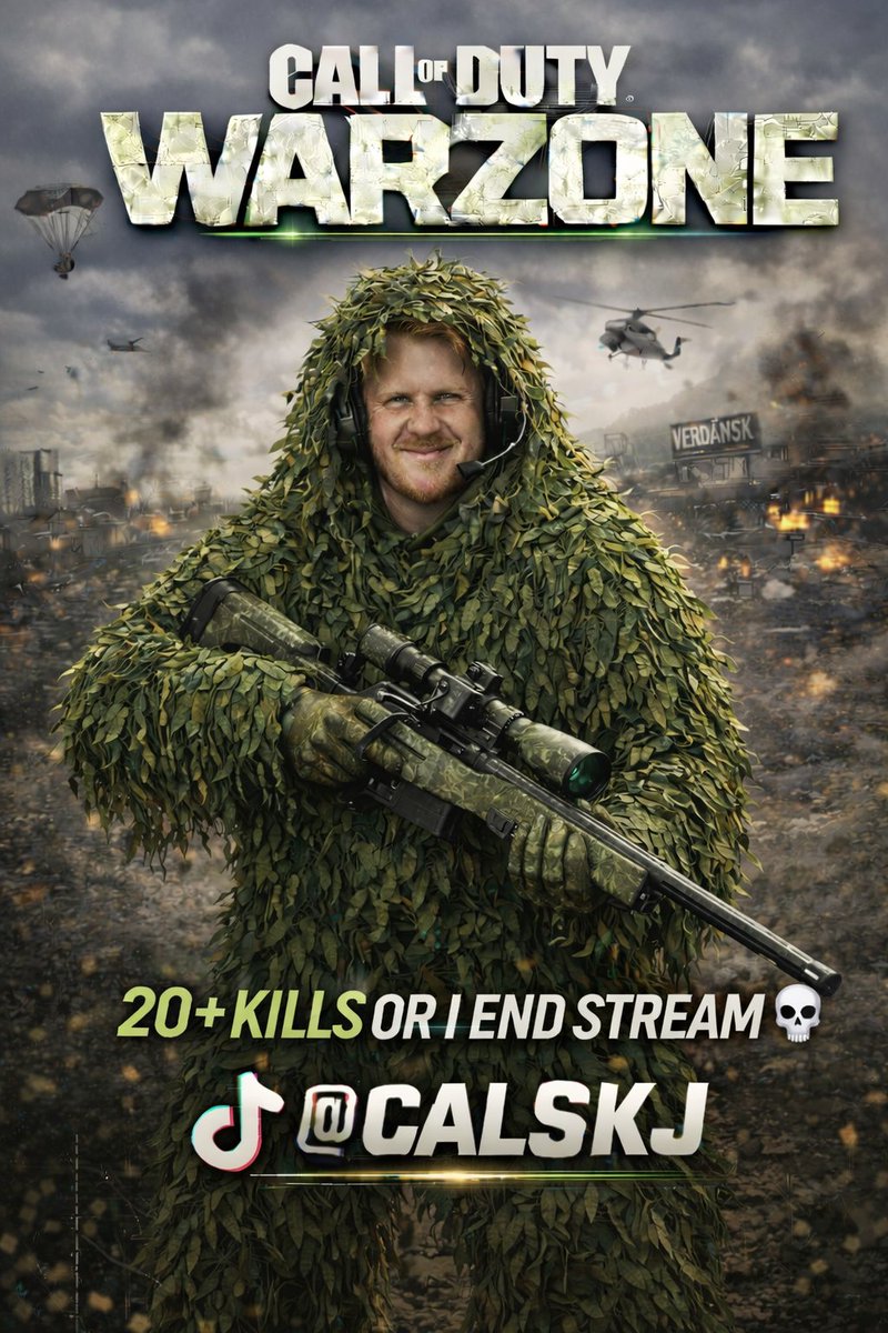 calski9's tweet photo. https://t.co/TcqCW2eIgu

🔴 GOING LIVE NOW 🔴

RUNNING SNIPERS WITH SHAUN "CHAPPY" CHAPMAN

COME WATCH AND JOIN IN ON THE FUN LEAVE A COMMENT IF YOUR NEW TO STREAM

#tiktok #tiktokviral #gaming #GamingCommunity #callofduty #warzone #pcgaming #pcgamer https://t.co/uxNlxduzS2