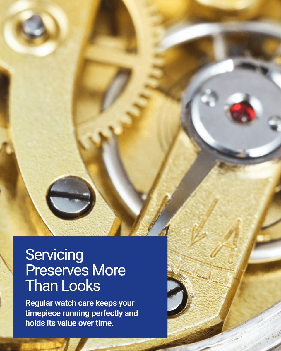 TheClassicWatch's tweet image. Independent watch servicing isn't just about fixing scratches — it keeps your timepiece running smoothly and protects its value for decades. Trust experts who care about your watch as much as you do. When was the last time you serviced your watch? #CWBC #watchesofinstagram