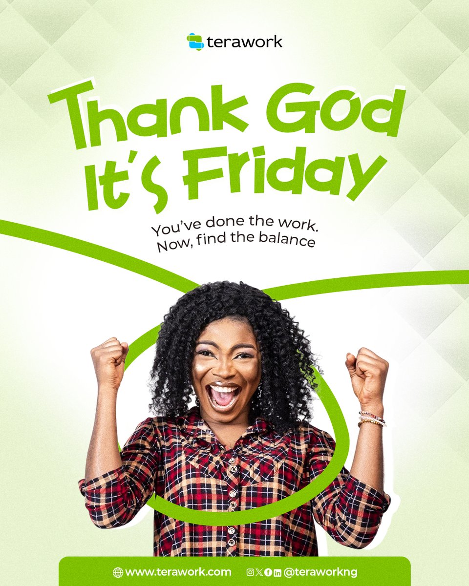 TGIF 

You showed up. You did the work. That’s enough.

How are you feeling this Friday?
Reply with an emoji 👇
😌 😩 🔥 😅 ❤️

#TGIF #FridayVibes #WorkLifeBalance
