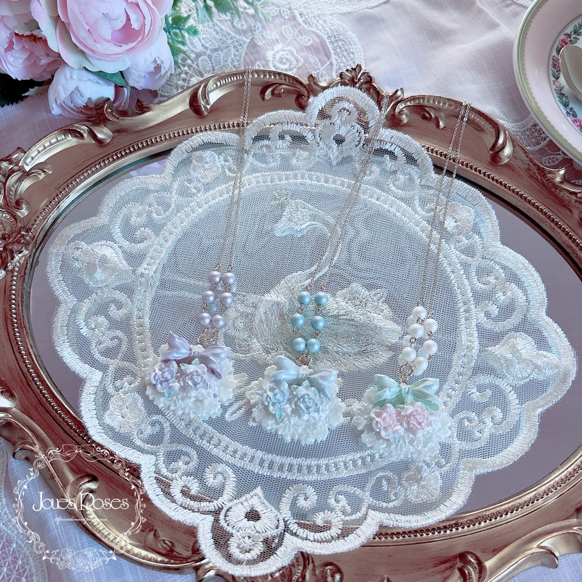 Sa_e_sweets's tweet photo. 💐Bouquetネックレス
カラー
 アンティークピンク
 ピンク
 パープル
 ラベンダー
 ベビーブルー
 ミントグリーン

#カワスタ 4/11〜4/24出展予定 https://t.co/mpPVfI8mGV