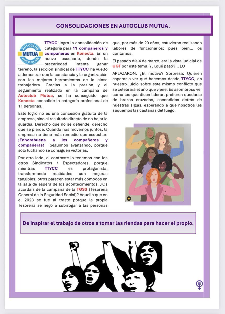 Sindicato TTyCC Konecta Universal Support tweet media