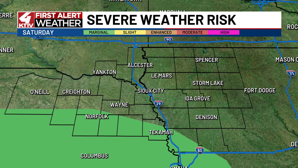 Friday will feature seasonable temperatures and sunshine! A stretch of severe weather chances begins Saturday.

Open this article for more details >> ktiv.com/2026/04/10/sea…