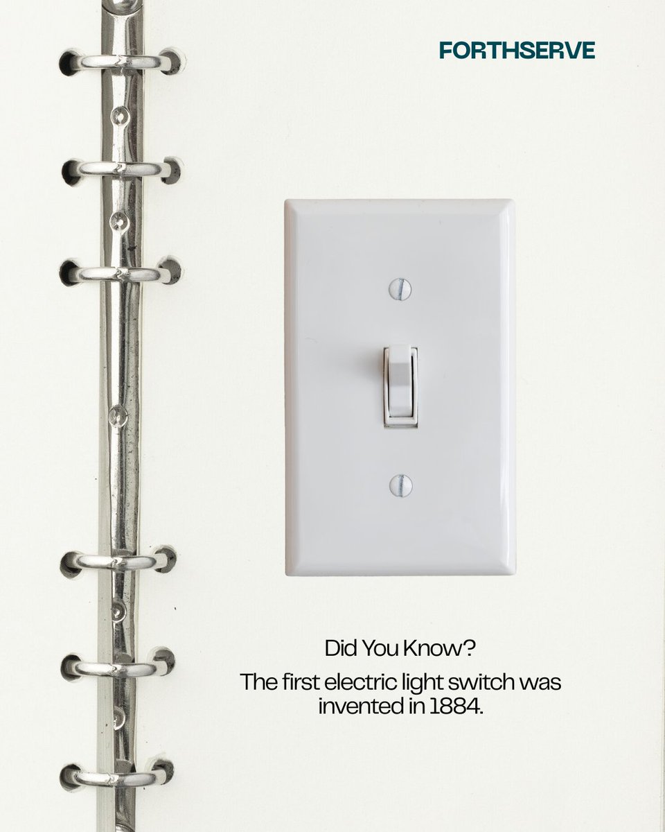 forthserve's tweet photo. Did you know that the early designs required people to manually connect wires to turn lights on or off—far less convenient than the switches we use today.

#DidYouKnow #ElectricalHistory #Innovation #WiringDevices https://t.co/xygghGXVV2