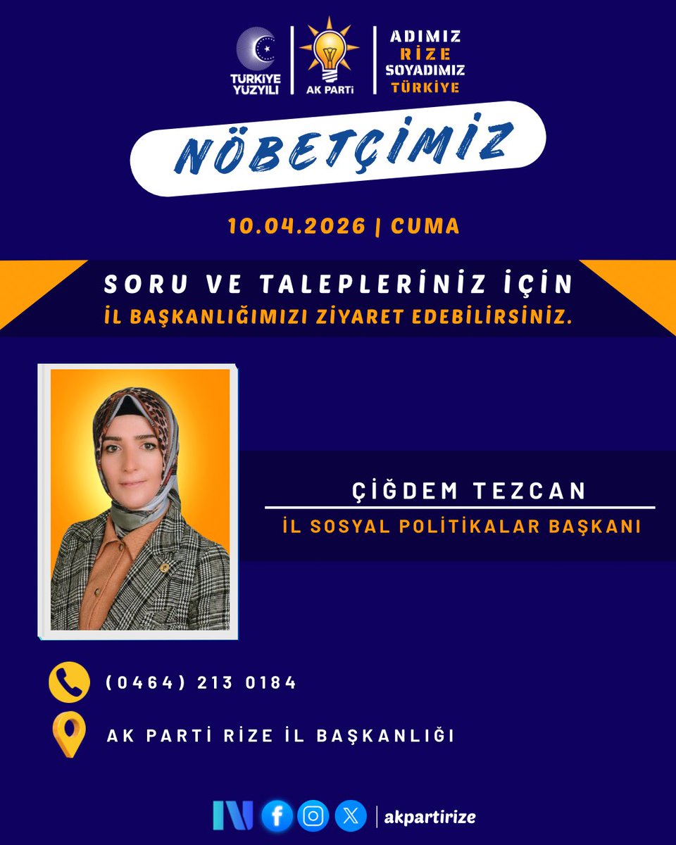 AK PARTİ RİZE tweet media