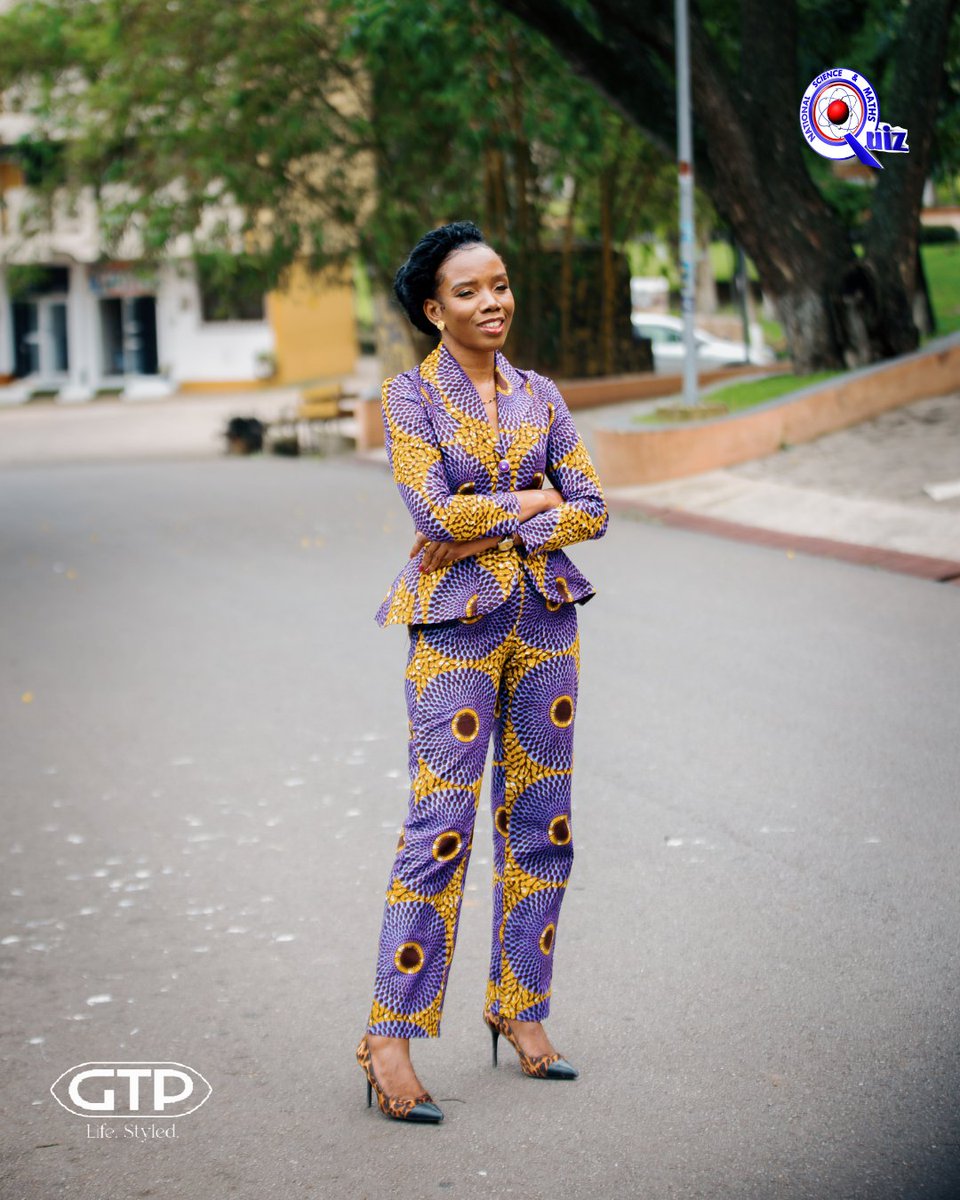 NSMQGhana's tweet photo. The Quiz Mistress doesn't just command the stage with brilliance, she commands it with style! 😍

Check out Professor @elsie_effah  rocking this GTP style elegantly.

#FashionFriday #NSMQ2026 @GTPFashion https://t.co/uaOpQxiaTs