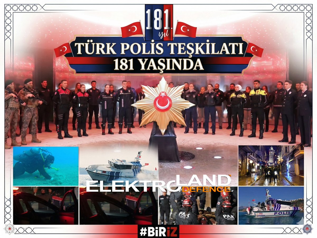 Türk Polis Teşkilatının Kuruluşunun 181'inci Yıl Dönümünü Kutlarız
x
#TürkPolisTeşkilatı181Yaşında <a href="/EmniyetGM/">Türk Polis Teşkilatı</a>
