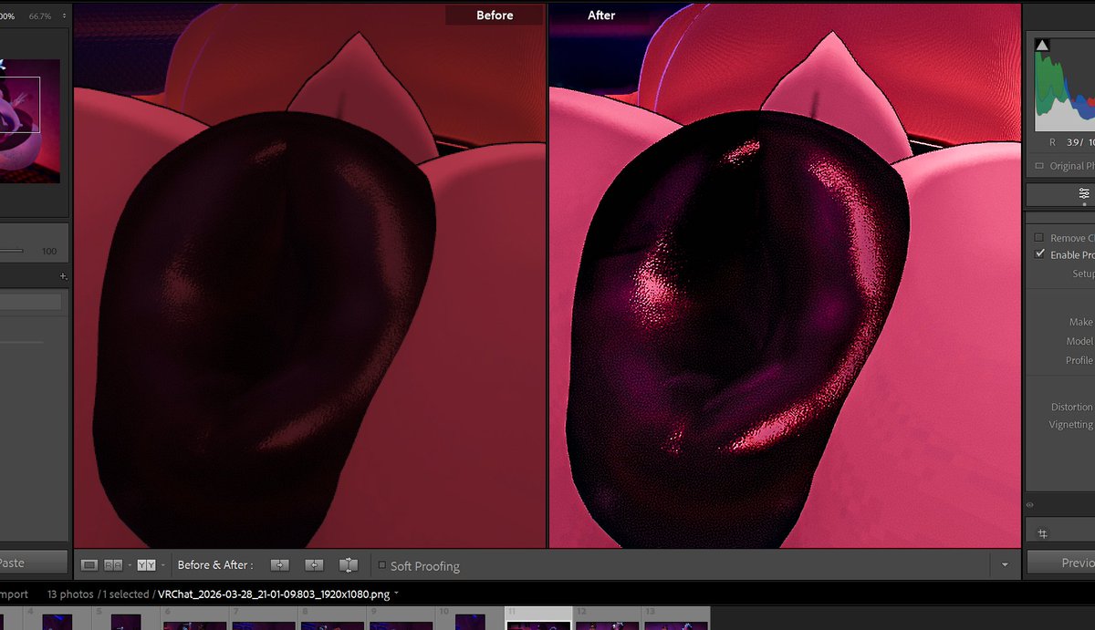 Vrc edits are fun (Before and after)