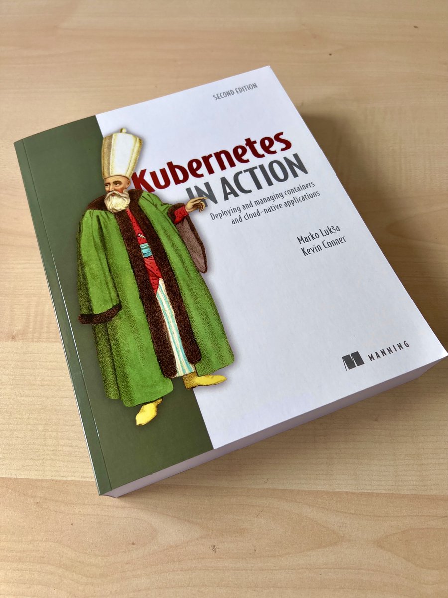 Four years after ordering the #Kubernetes book it finally arrived. 😅

#manning #meap #k8s #book