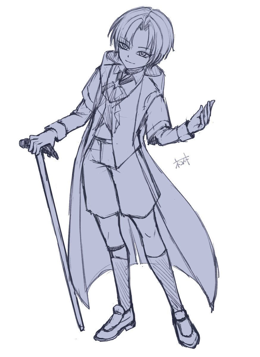 ルートヴィヒのラフです！