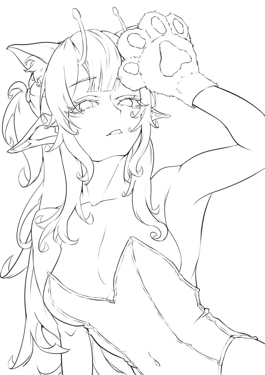Botan_Sakuharu's tweet photo. 生存報告
成長確認のために過去のイラストをリメイクしてます！！！ https://t.co/1EinfYMN5E