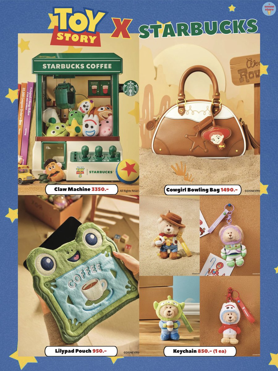 sonnestore's tweet image. 𓂋 Starbucks X Toy Story ❤️💛💙
คอลของฝั่งเกาหลี ราคาออกแล้วนะคะ 
🌟วางขาย 15 เมษา น่ารักทุกใบเลยค่า

🛒 เริ่มต้น 850.- free ems

(🛫) มัดจำ 50% 
#พรีเกาหลี #พรีออเดอร์เกาหลี #starbucks