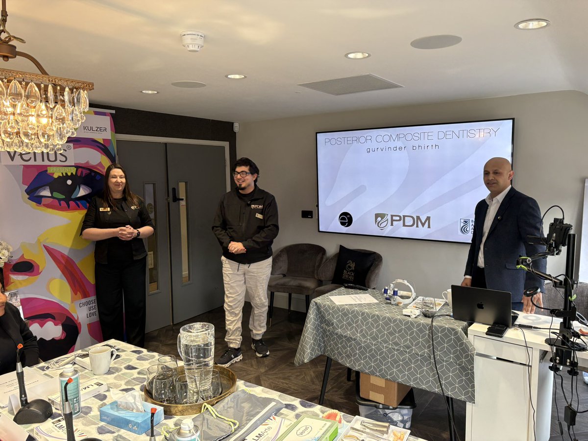kulzerphil's tweet image. Friday in Somerset with Dr. Gurvinder Bhirth and Private Dental Mentor for posterior composites using Venus Pearl Art from #Kulzer