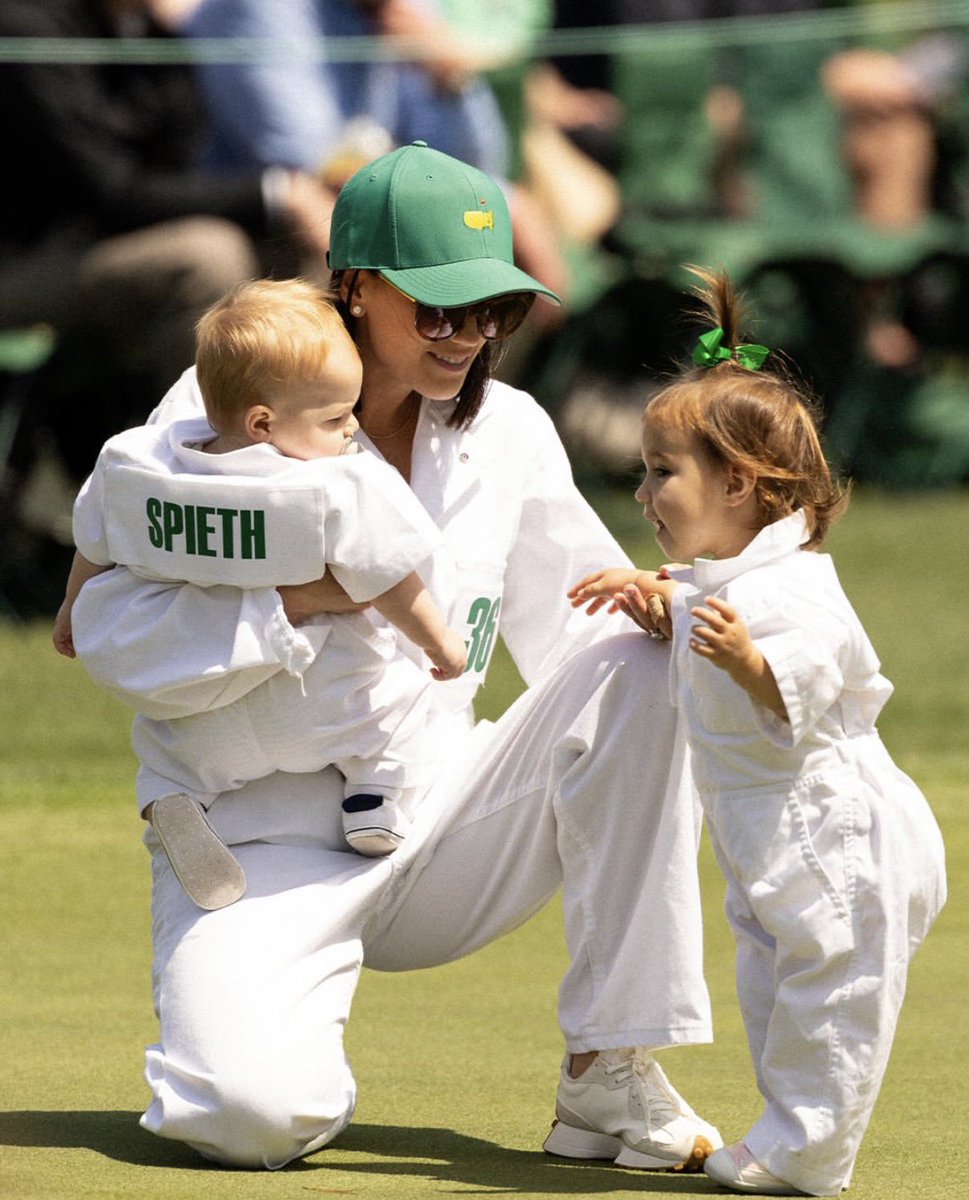 p0lar_fawn's tweet photo. Say what you want about golf culture but it’s one of the last sports spaces that’s unapologetically pro-family.

The biggest major tournament of the year, the Masters, starts with a Par 3 contest, where world-class athletes play with their friends and family. And it is, in my opinion, the one day a year where golf shows you exactly what it’s actually about.