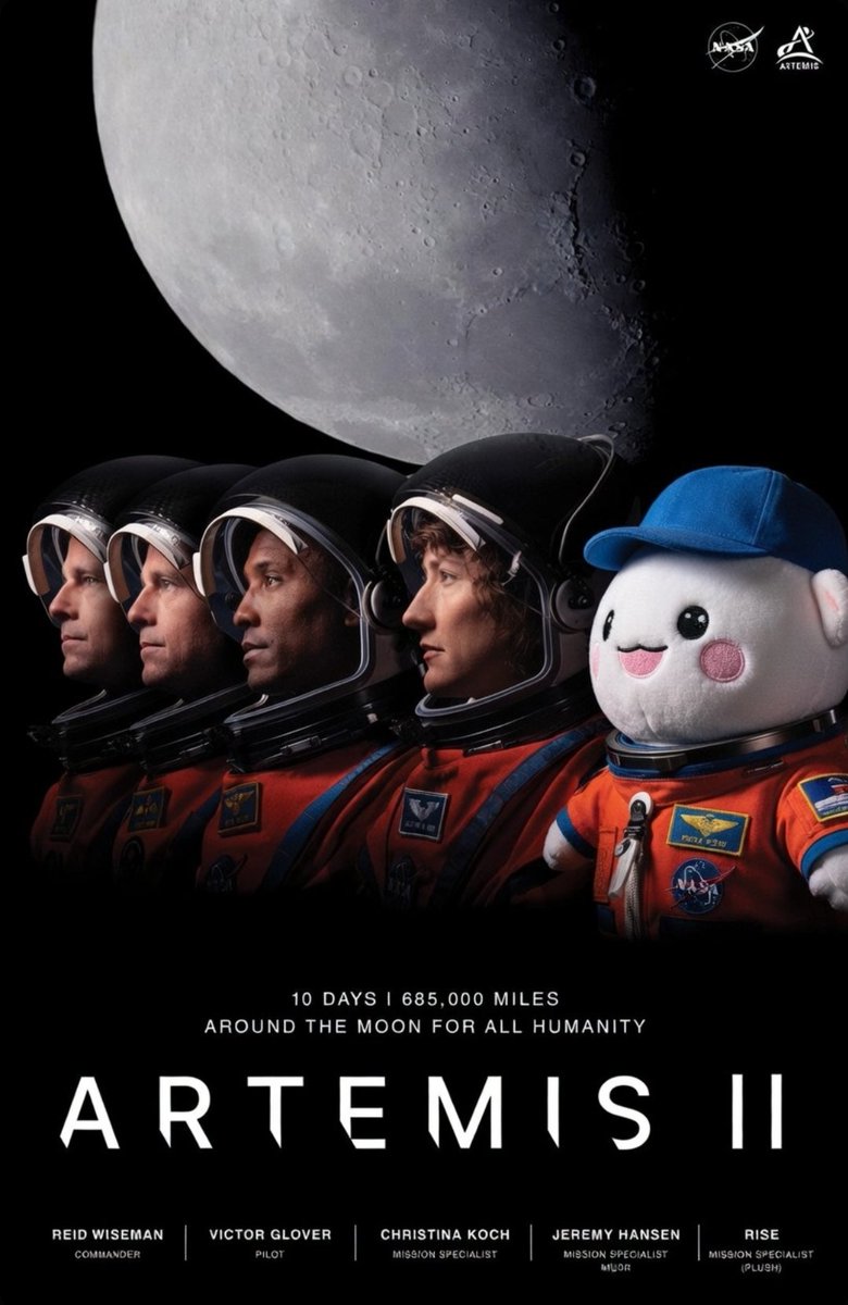 LeonardJ_24's tweet photo. @NASA @NASAArtemis CORRECTED VERSION:

The Fantastic Five: Artemis II

(why would NASA remove Rise?😡 ) https://t.co/PciZAS4sFg