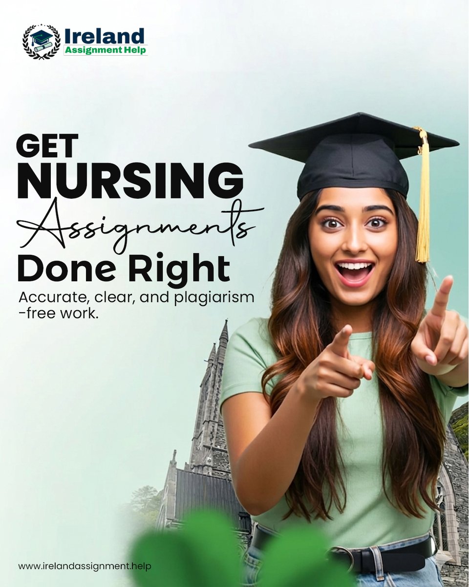 IrelandStudyHub's tweet photo. Achieve Your Academic Goals With Expert Guidance For Better Results From Ireland Assignment Help. Our Dedicated Team Provides High Quality Support.

Secure Your Success At: https://t.co/eAwQCryIpY

#IrelandAssignment #StudyInIreland #IrelandEducation #nursing #nursingassignments https://t.co/k842wRs6yy
