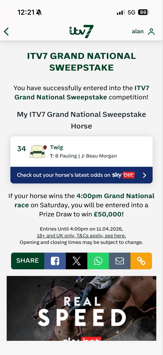 alanposh's tweet photo. @ITV7Racing #ITVRacingsweep to victory https://t.co/xkeSUMYRlh