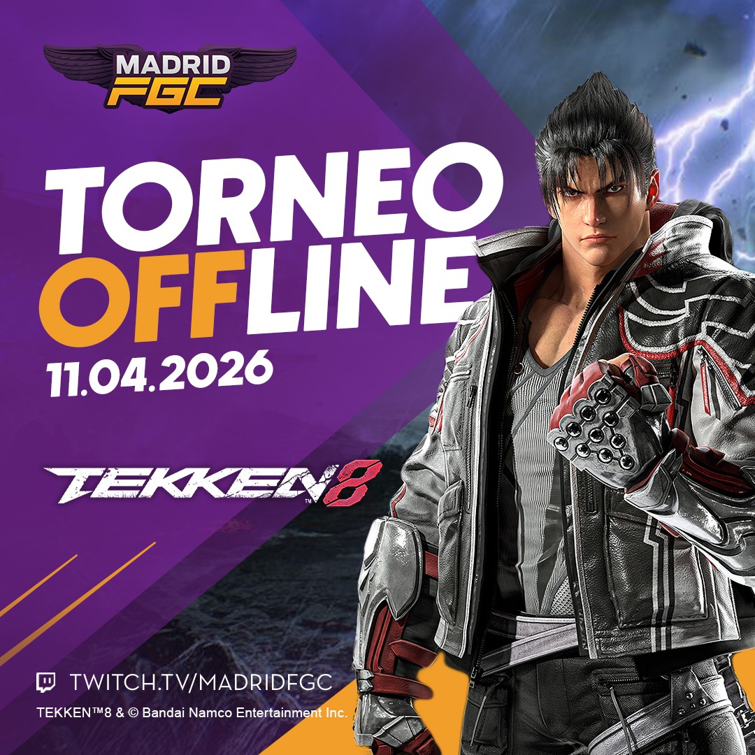 MadridFGC's tweet photo. 🔥 Torneo #Tekken8🔥

Os recordamos que mañana habrá torneazo de Tekken en MadridFGC, de la mano de @andrecarles2 y @BandaiNamcoES , y ya con más de 20 apuntados 👀

15:00h: Apertura, freeplays y pago en efectivo
16:00h: Comienzo del torneo

¡No te pierdas la competición y el offline con la comunidad!

Link registro ⬇️