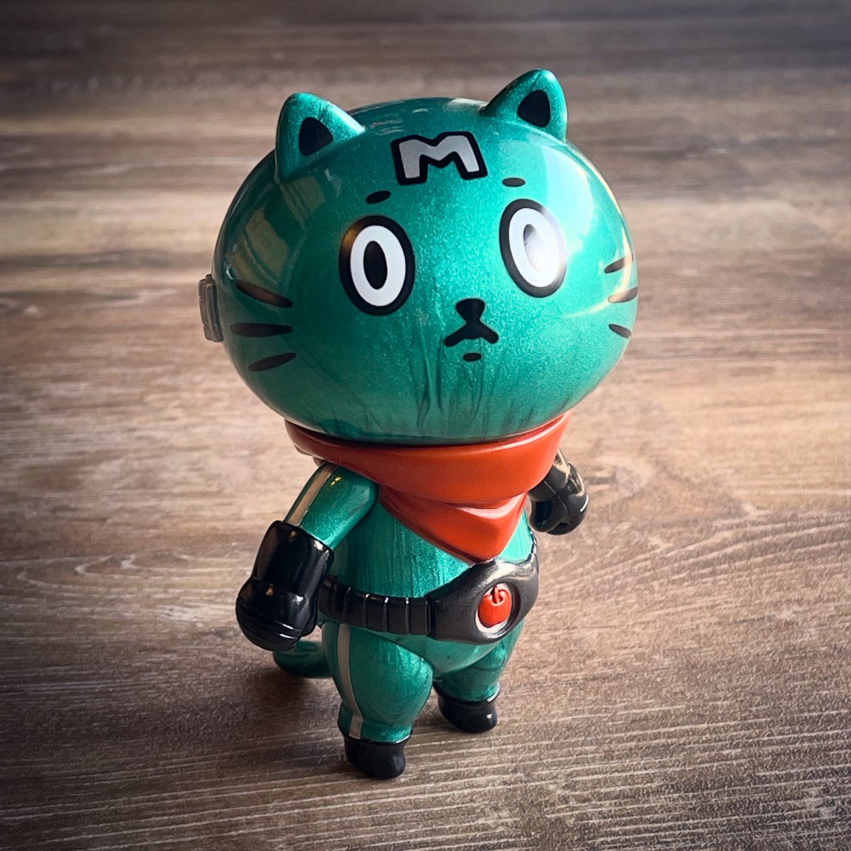 未開封　ママンマン　バケタンブログ　ソフビ バケタンブログ さんの ママンマン メタリックグリーン 4/12 (日) 販売