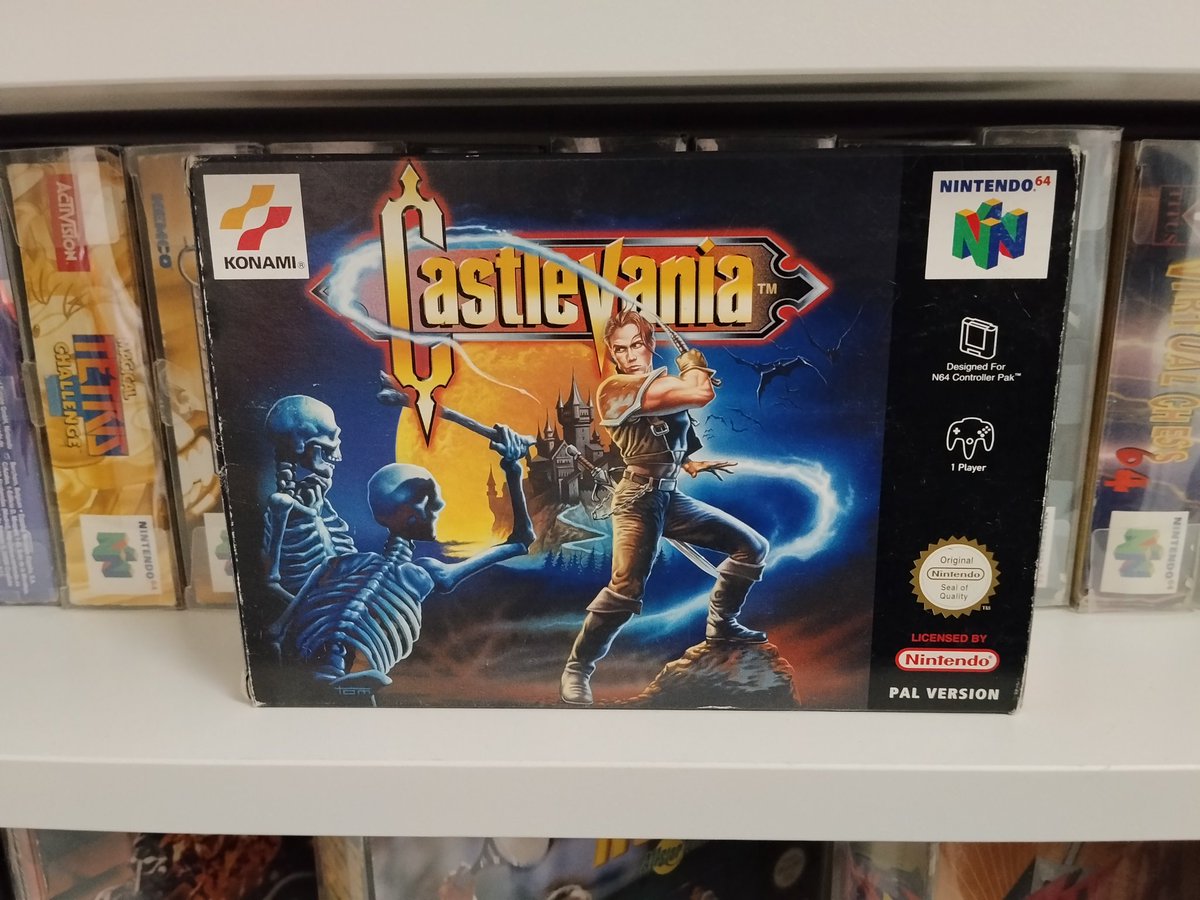 oLD_KaNuToR's tweet image. 📦 uno de los que me faltaba y llevaba detrás de él bastante tiempo #Nintendo64 #Konami #Castlevania