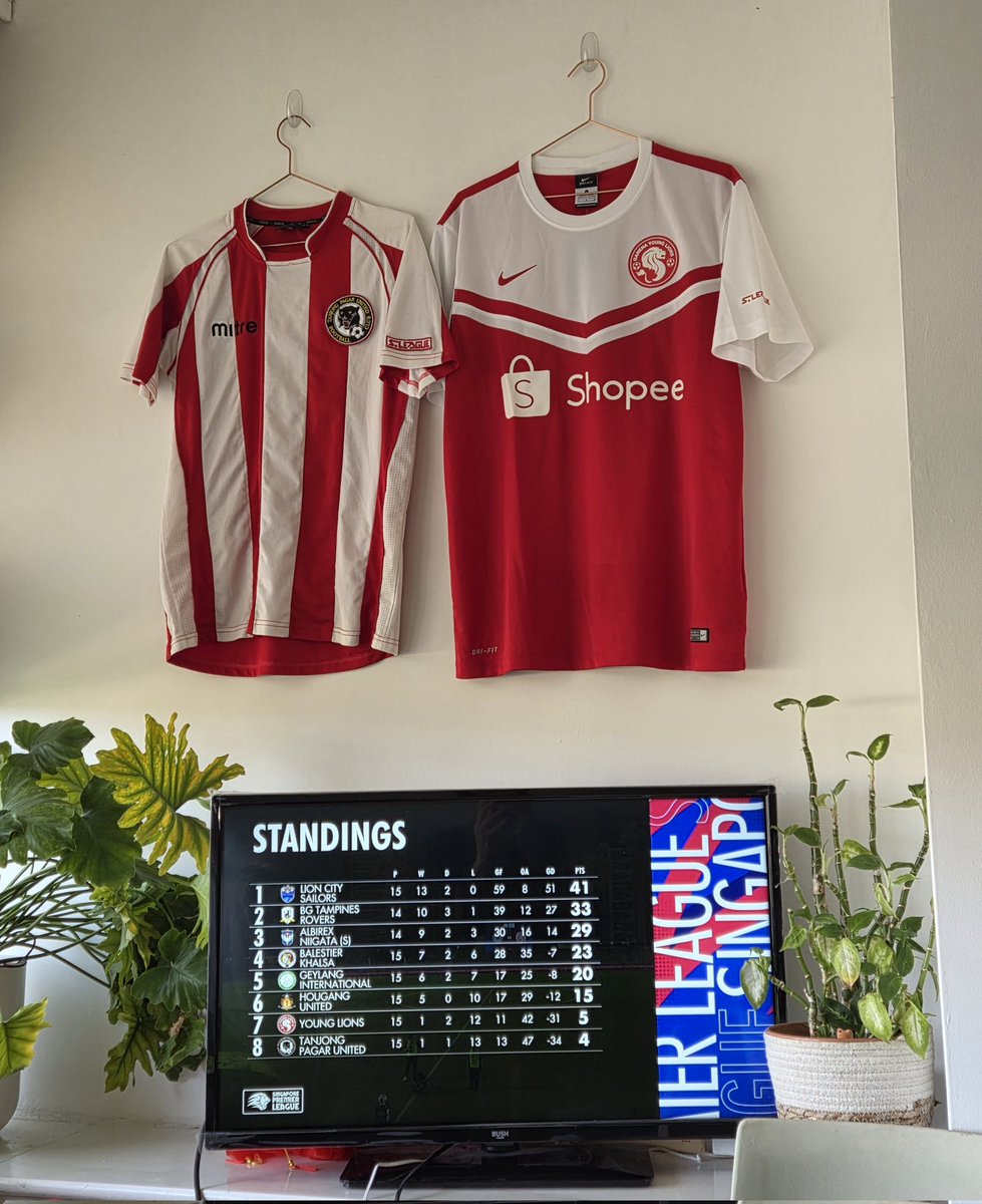 Club25Football's tweet image. Ready to go for another round of Singapore Premier League action 🫡

Also happy to show off a recent addition to the collection; Tanjong Pagar's 2014 home kit, matchworn by Sébastien Etiemble in that year's Singapore Cup. Let's see how the Jaguars fare today #SPL