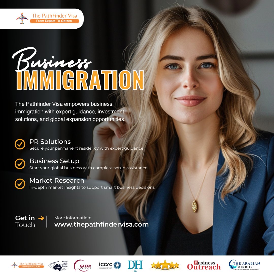 PathfinderVisa's tweet photo. Take your business global with The Pathfinder Visa. 
.
.
.
📍 Riyadh: +966 53 595 2205
📍 Dubai: (+971) 45 955 000
📧 info@thepathfindervisa.com
🌐 https://t.co/zUnUfgYLX1
.
.
.
#BusinessImmigration #thepathfindervisa https://t.co/OerCQhjw7S