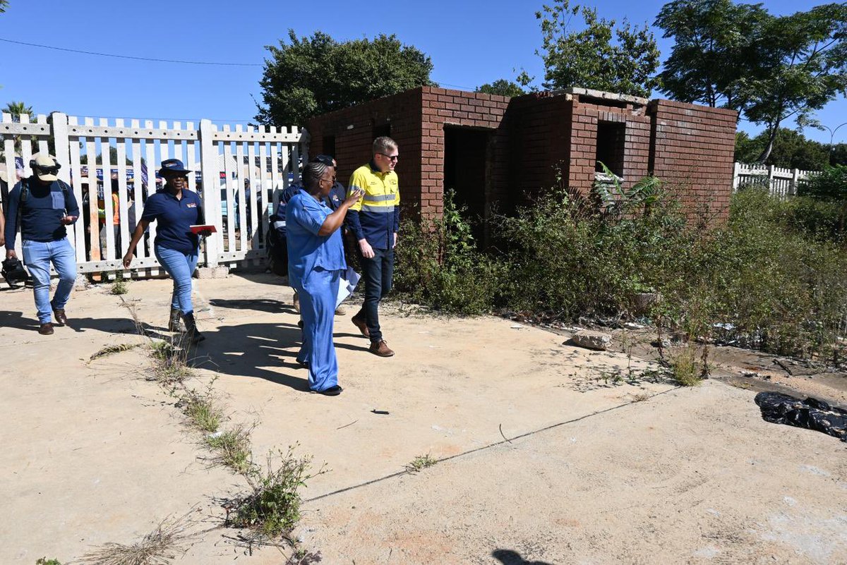 DeanMacpherson's tweet photo. This morning, I conducted an oversight visit to the illegally occupied Carletonville Police Station as part of #OperationBringBack, alongside Ward Councillor Carl Steenkamp.
It is deeply concerning that this state property is being unlawfully rented out for as little as R500.
Work will now begin to evict those illegally occupying the site and restore it for its intended purpose - a functioning police station that serves the community.
We will also criminally prosecute those behind this scheme.
We will act firmly to return hijacked public assets to the people of South Africa. #LetsBuildSA ππΏπ¦