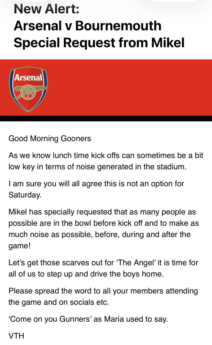 Arsenal Fixture News tweet media
